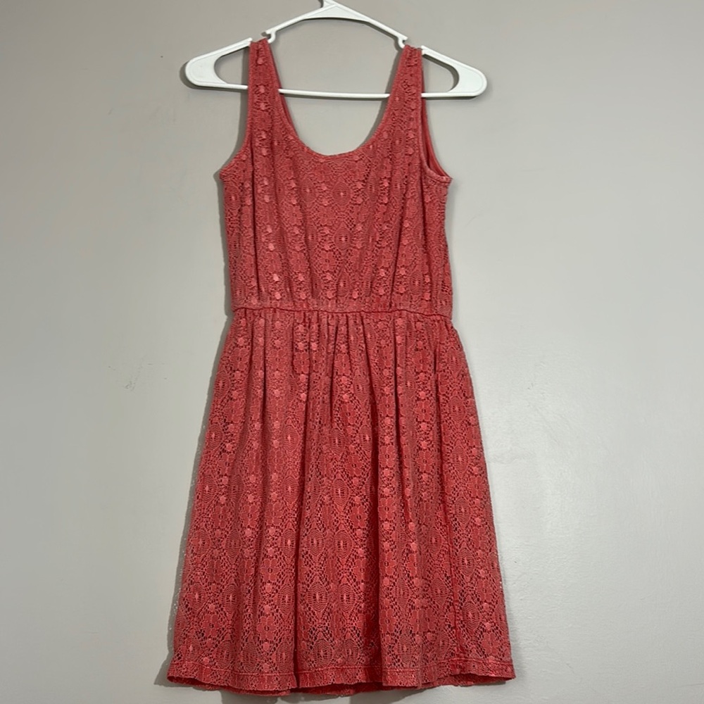 Mossimo Coral Lace Dress size XS